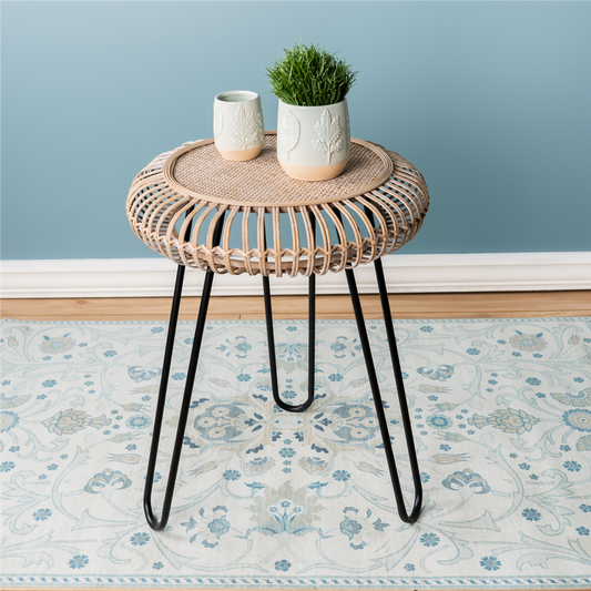 Stool 20.5"D x 25"H Iron -Ship Only
