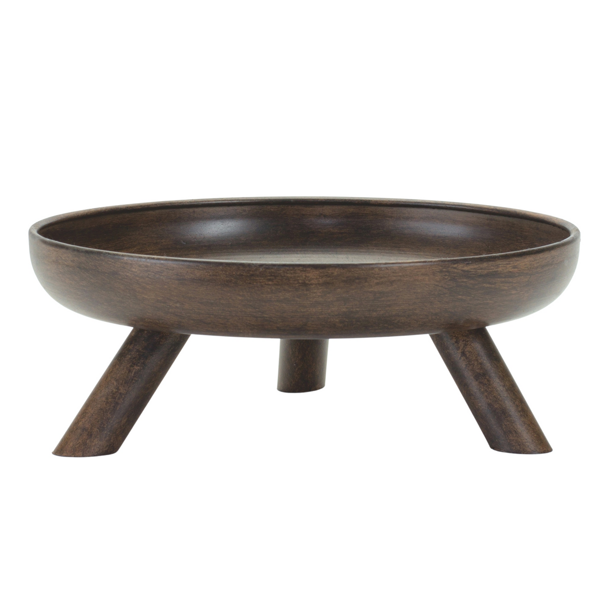 Bowl w/Legs (Set of 2) 7.75"D x 3"H Metal -Ship Only