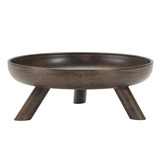 Bowl w/Legs (Set of 2) 7.75"D x 3"H Metal -Ship Only