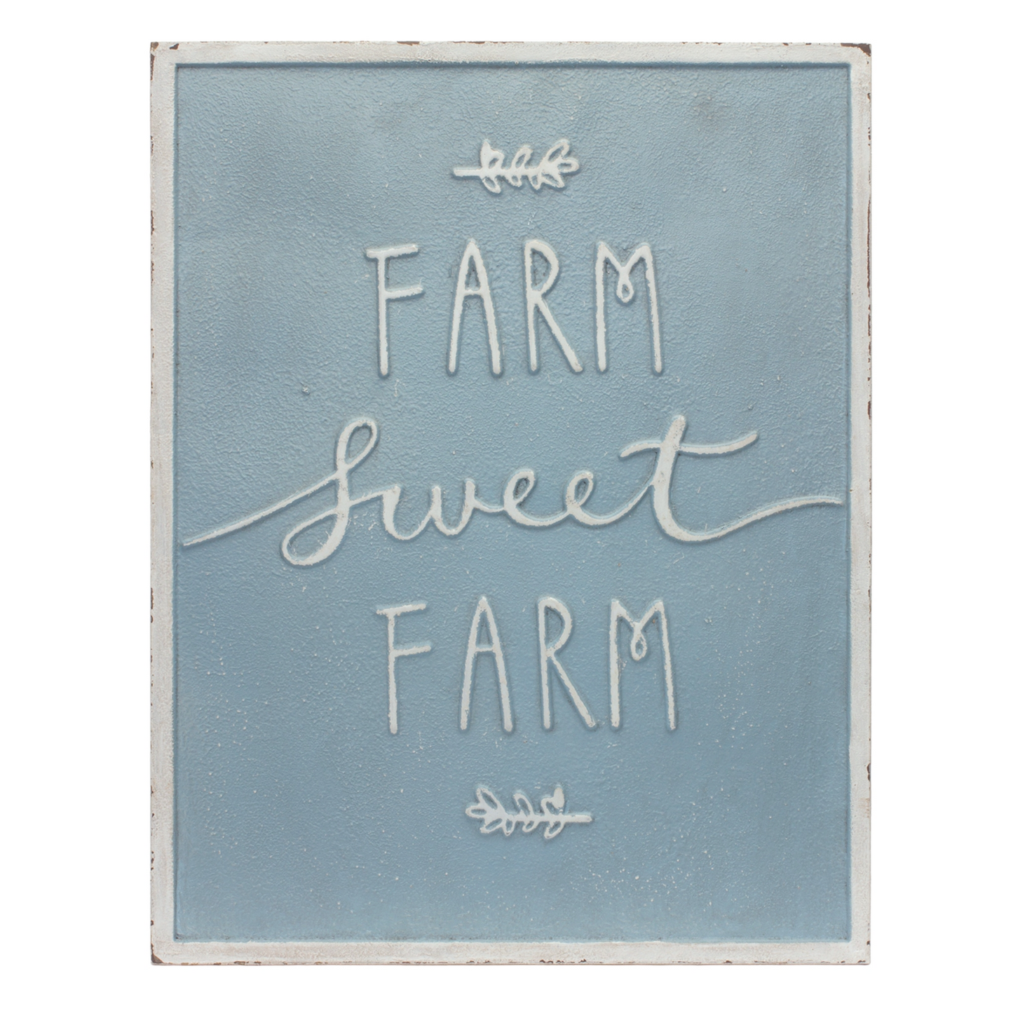 Metal Farm Life Sentiment Sign (Set of 2) -Ship Only