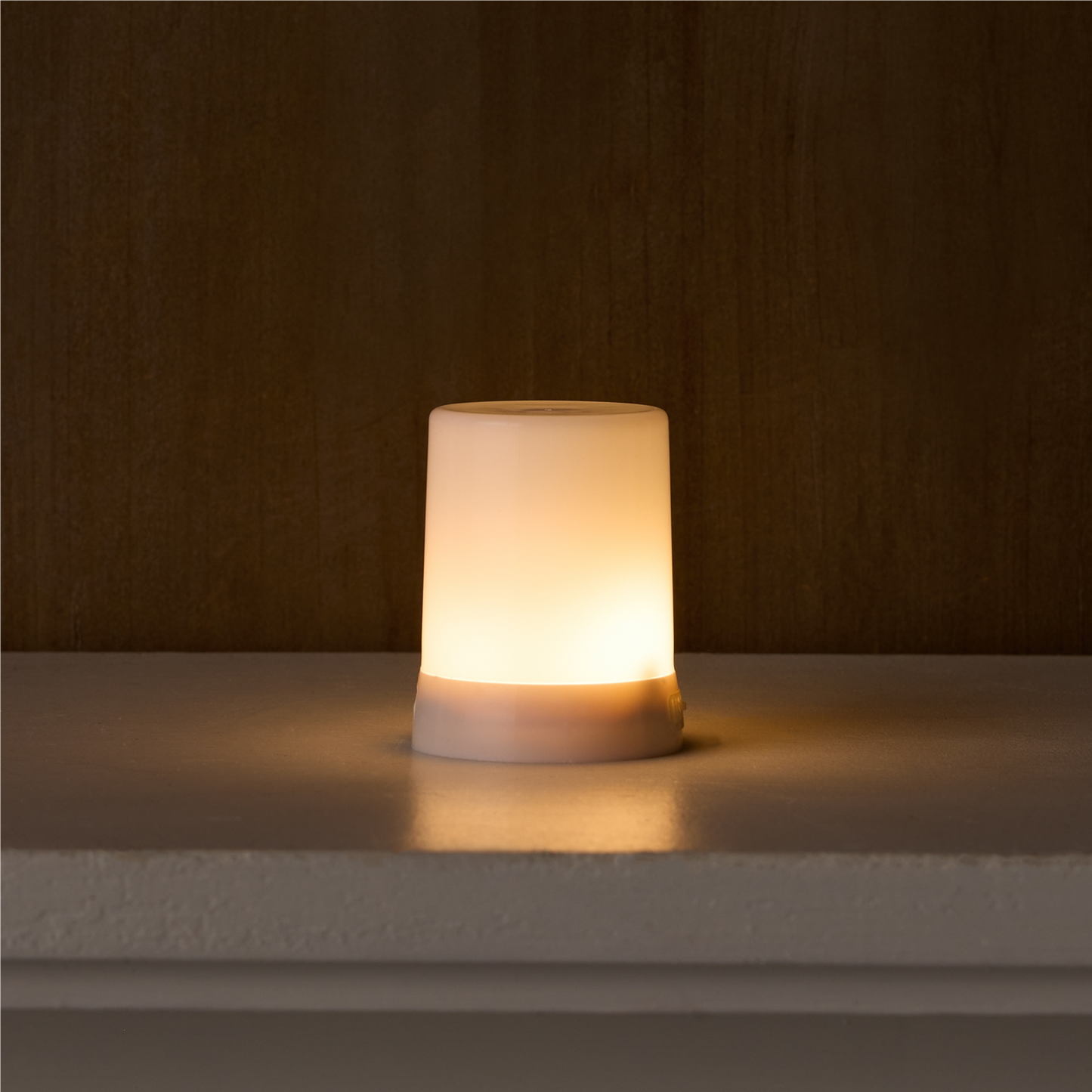 LED FIA Flame Designer Candle with White Hue 3"H -Ship Only