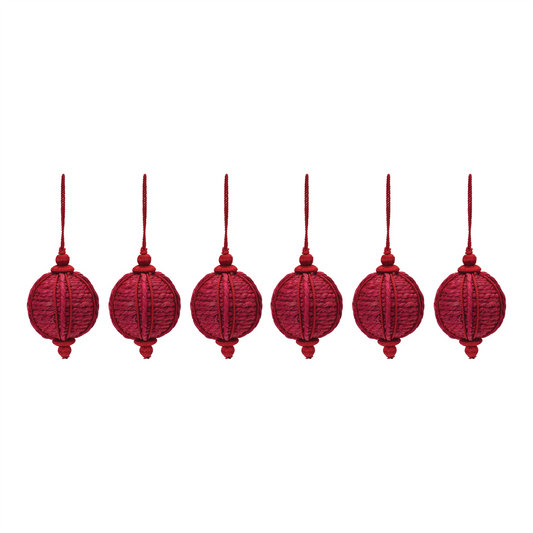Jute Onion Ornament (Set of 6) -Ship Only
