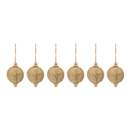 Jute Onion Ornament (Set of 6) -Ship Only