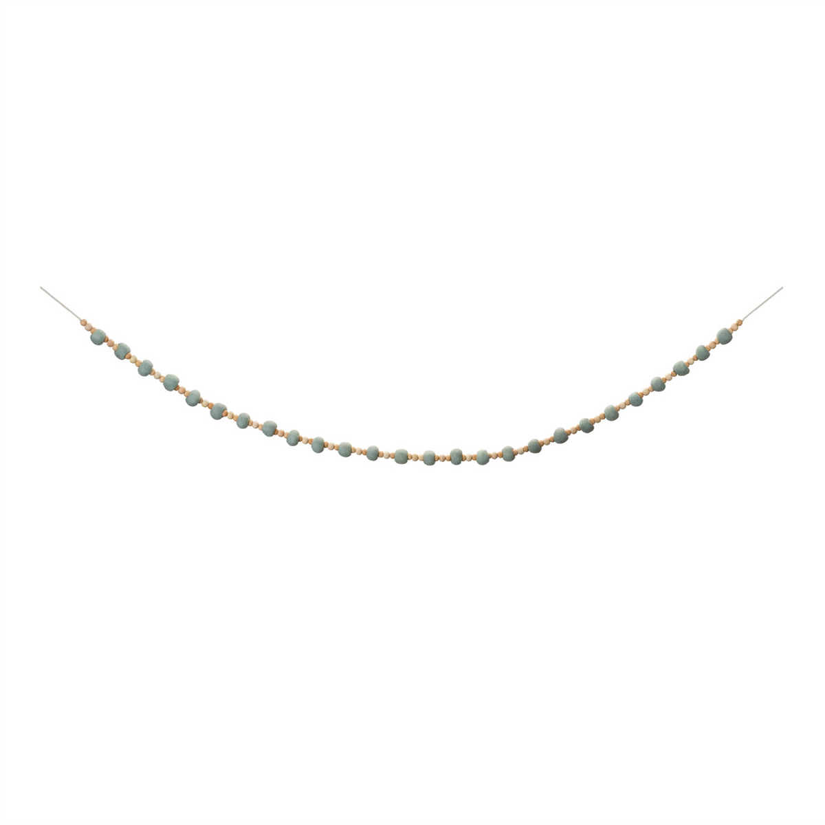 Bead Garland (Set of 2) 5.5'L Wood -Ship Only