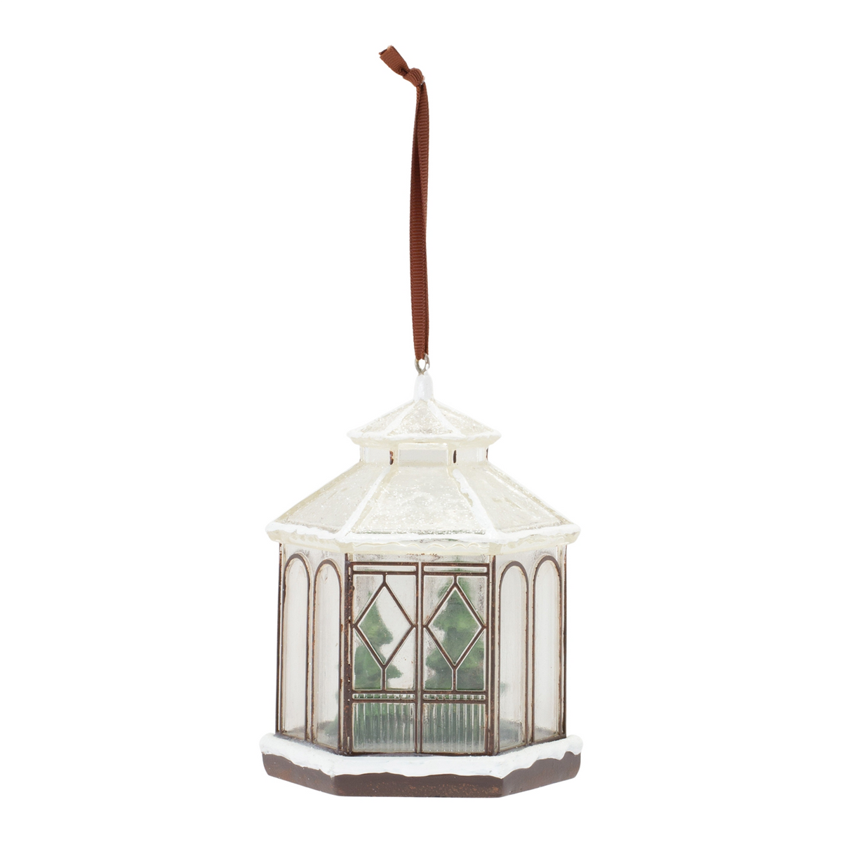 Winter Gazebo Ornament (Set of 4) -Ship Only