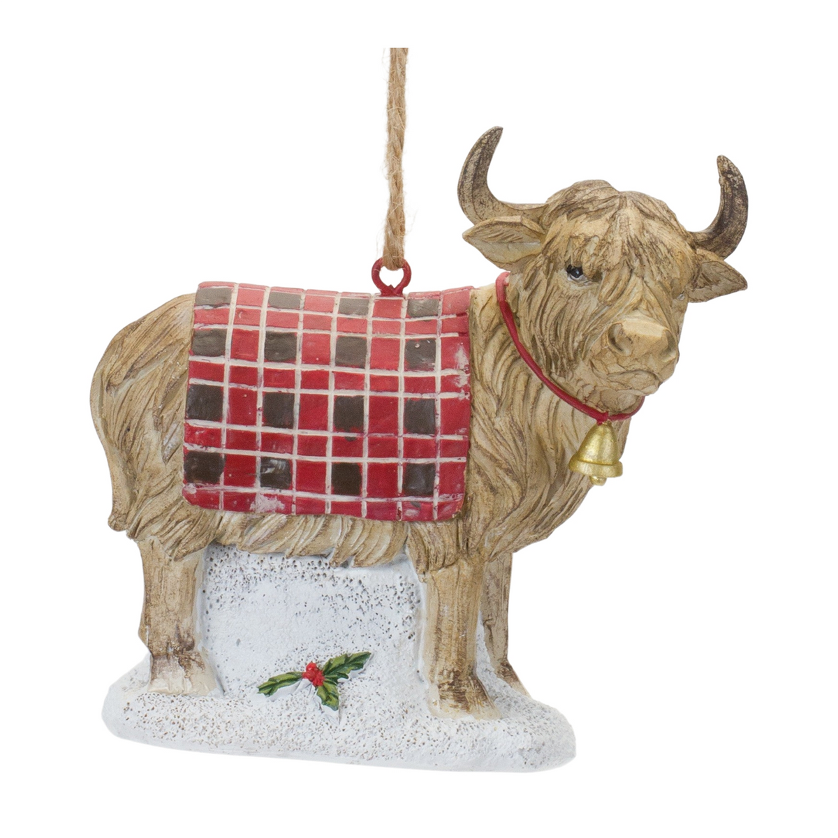 Highland Cow Ornament (Set of 6) -Ship Only
