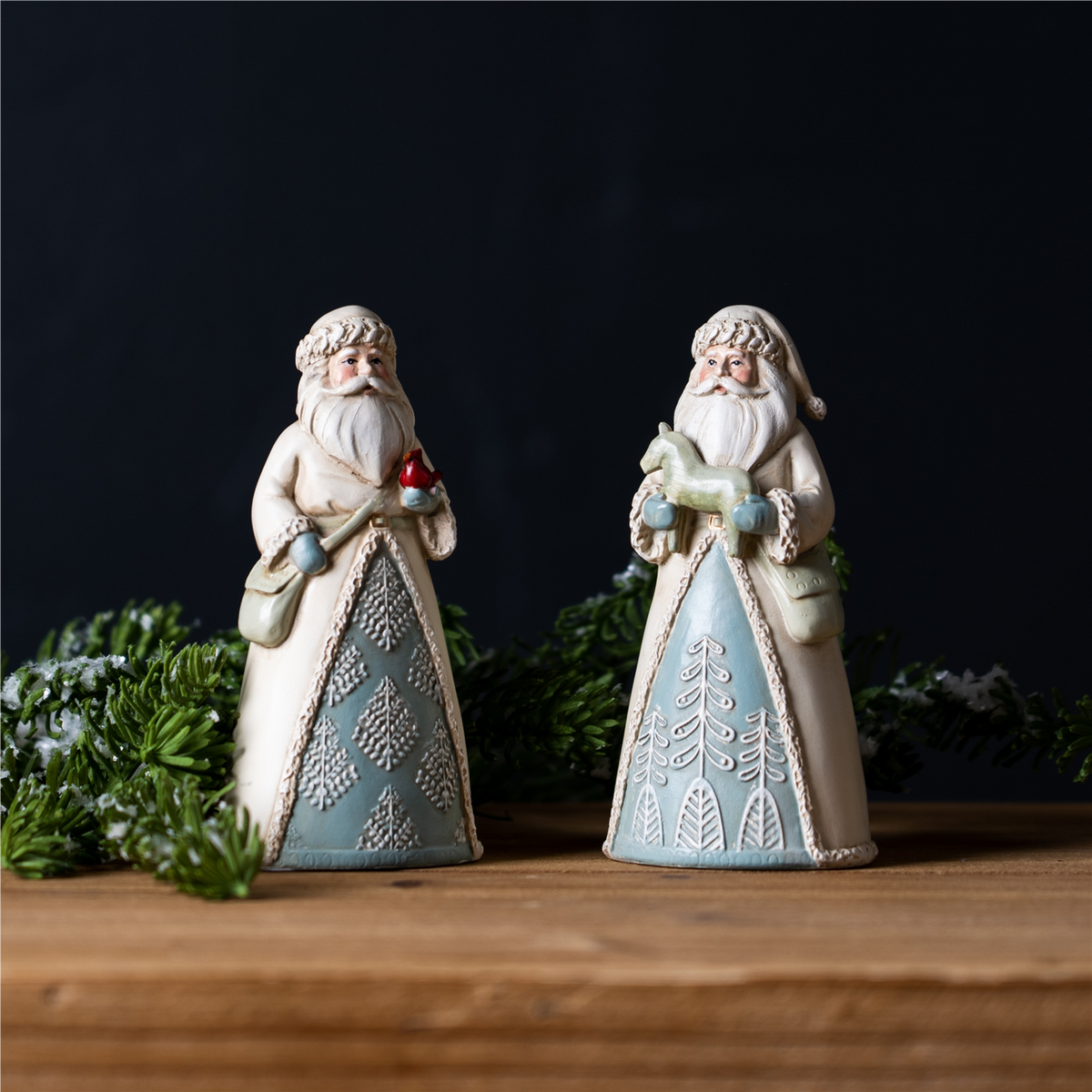 Winter Santa Figurine (Set of 6) -Ship Only