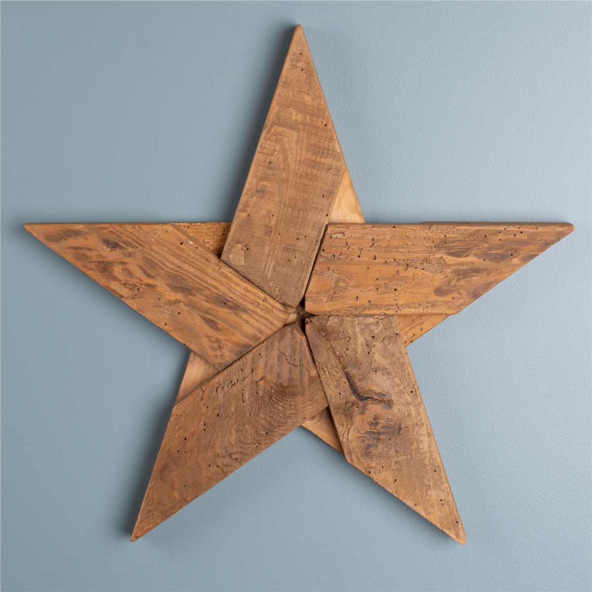 Pine Wood Star Decor (Set of 2) -Ship Only