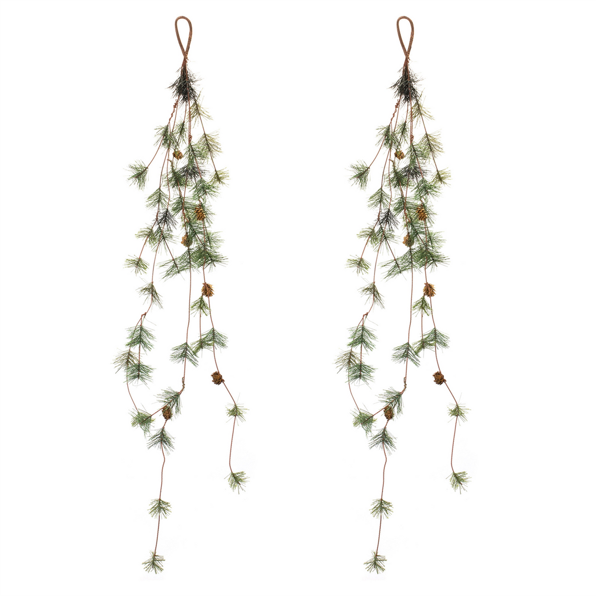 Pine Garland (Set of 2) 45”L PVC
