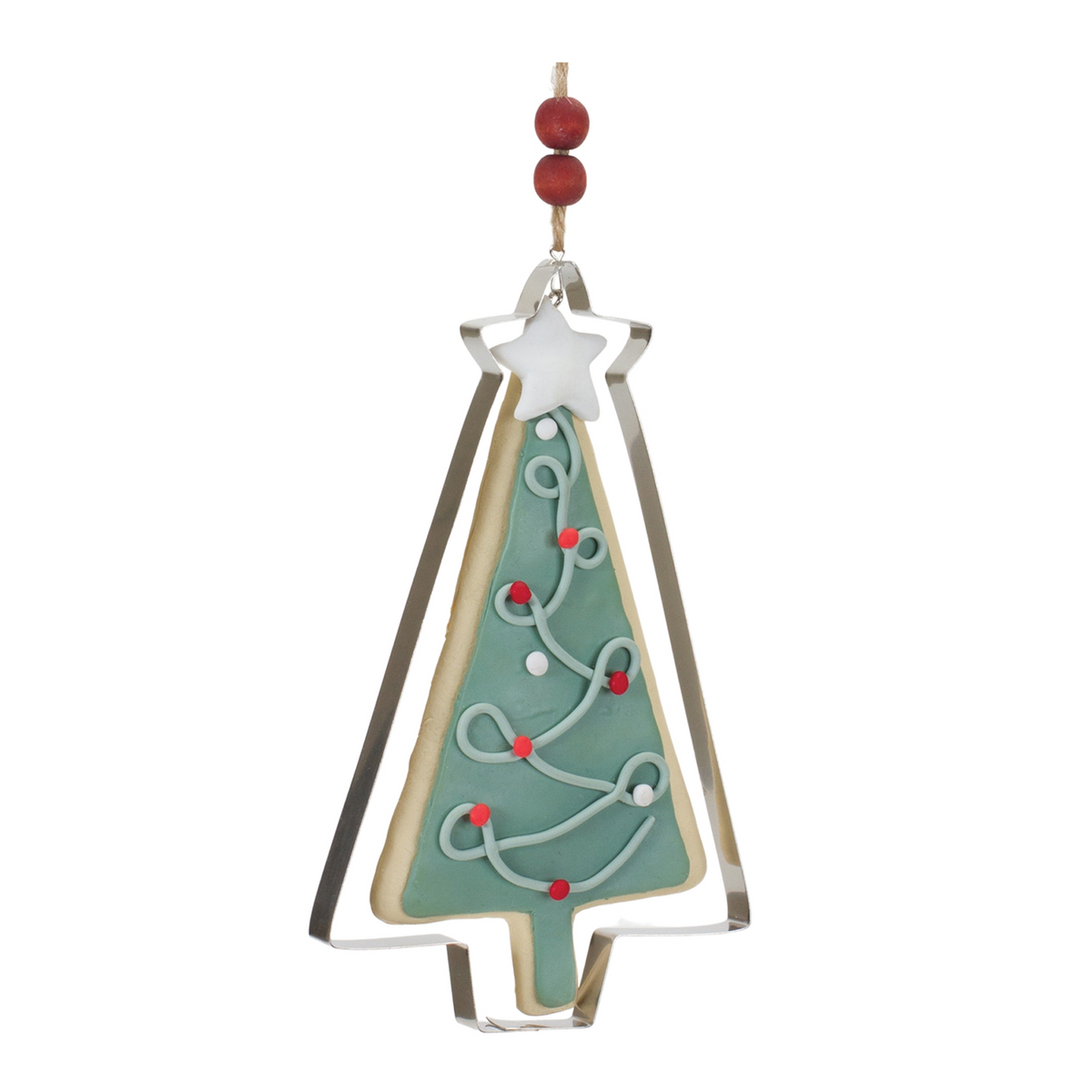 Tree and Star Cookie Cutter Ornament (Set of 12) -Ship Only
