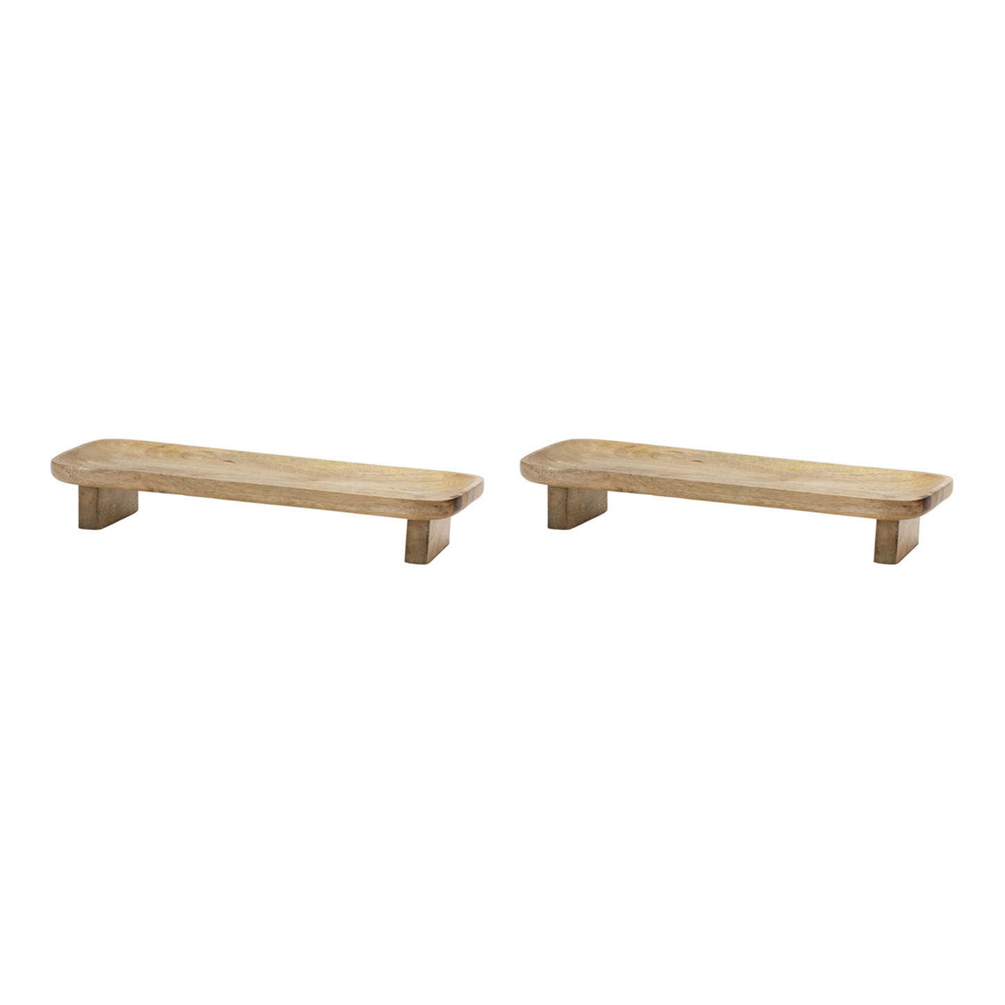 Mango Wood Tray (Set of 2) -Ship Only