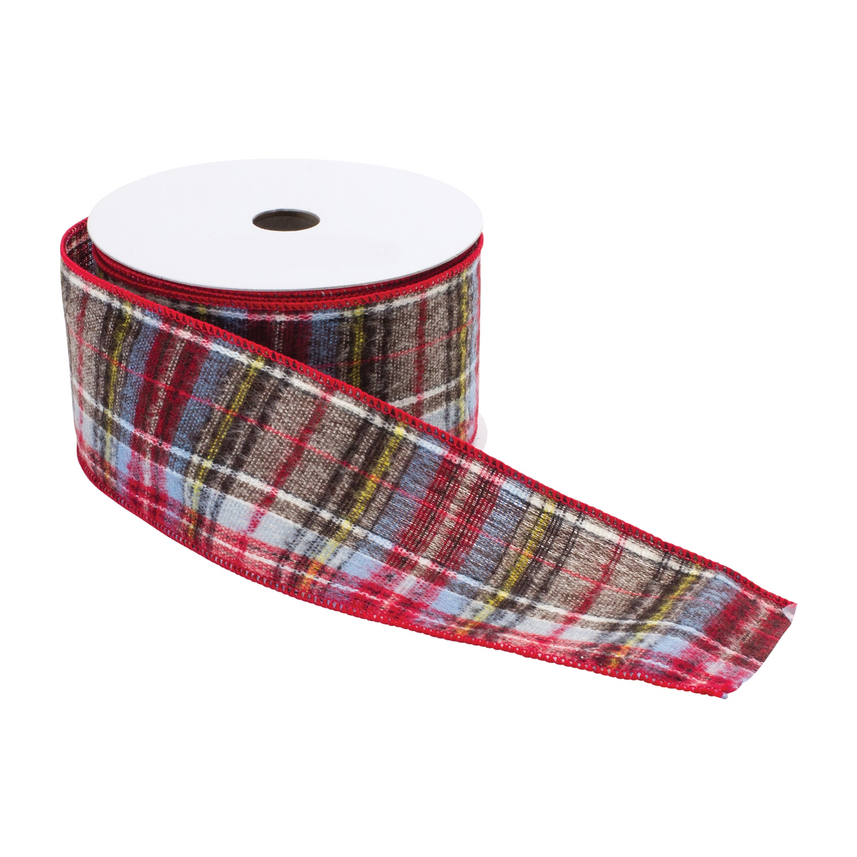 2.5” x 10 Yds. Ribbon (Set of 2) Wired Polyester -Ship Only