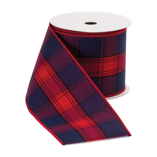 2.5” x 10 Yds. Ribbon Wired Polyester -Ship Only