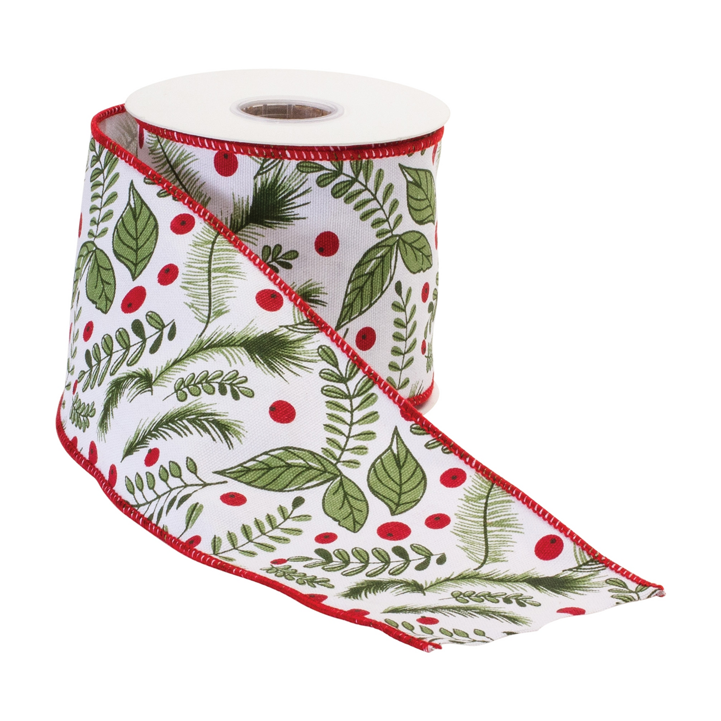 Holiday Foliage Ribbon 4" x 10 yds. -Ship Only