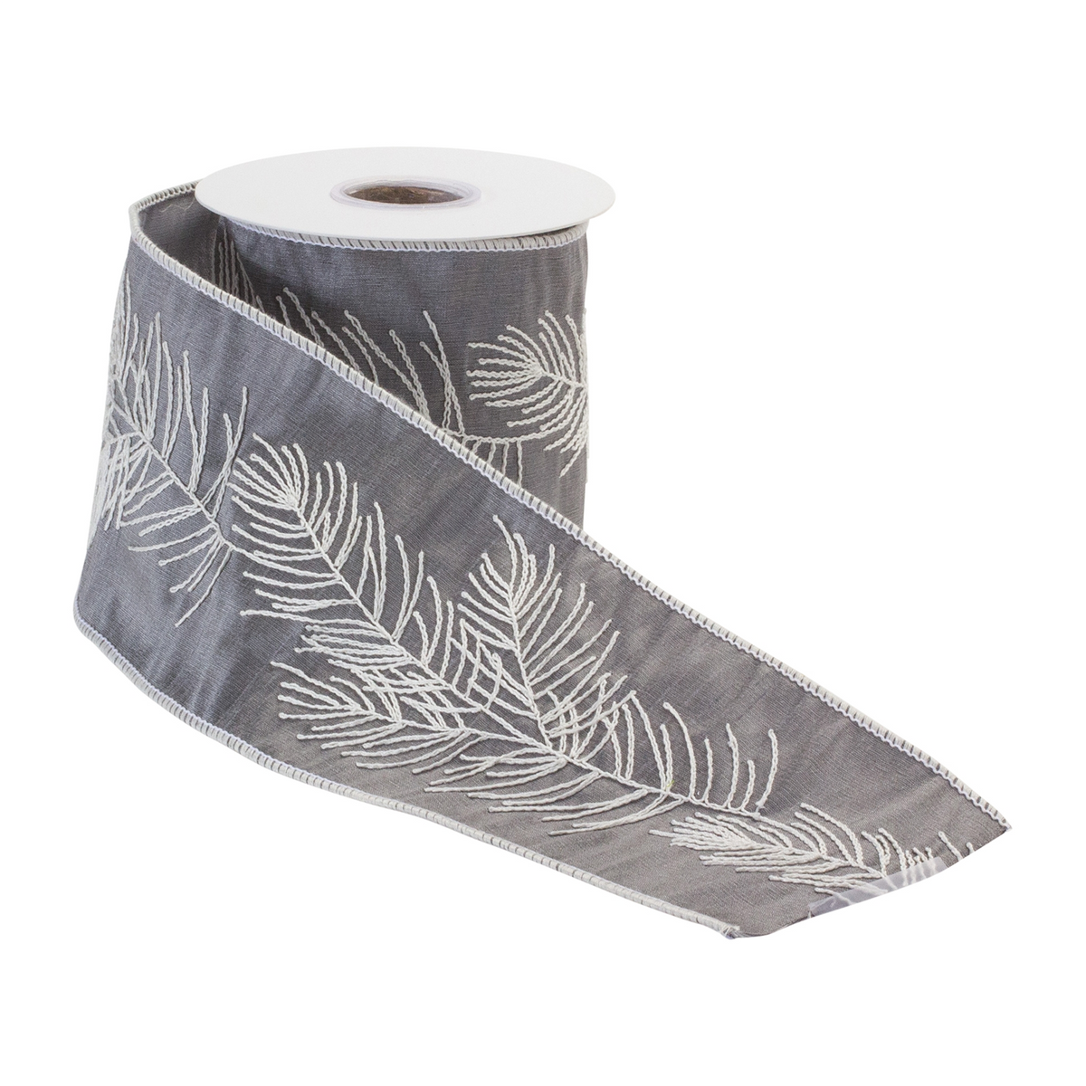Pine Branch Ribbon 4" x 5 yds. -Ship Only