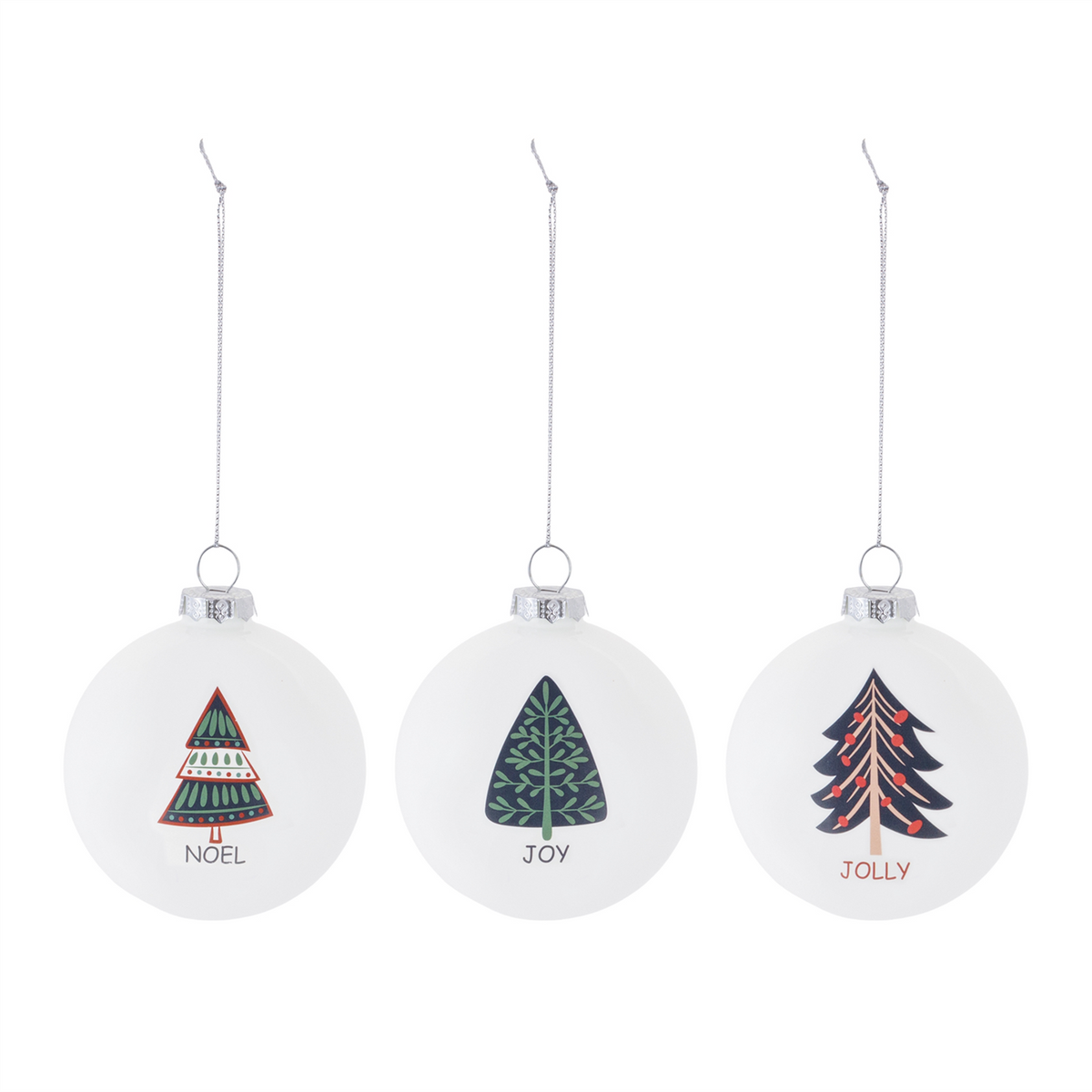 Tree Sentiment Ball Ornament (Set of 6) -Ship Only