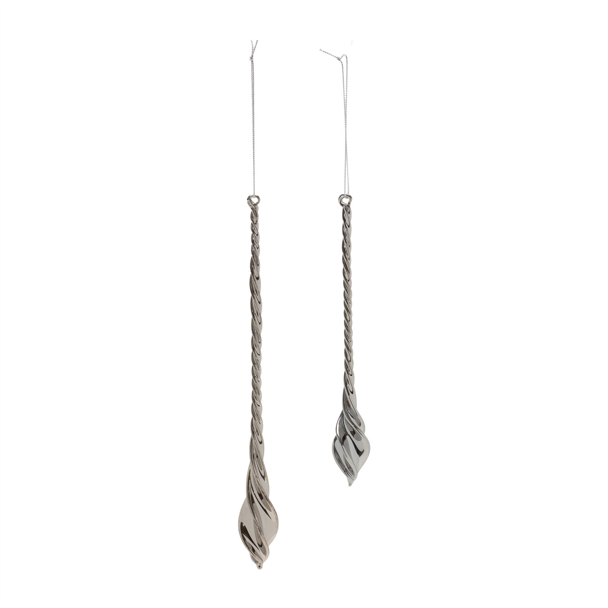 Swirl Glass Drop Ornament (Set of 12) -Ship Only