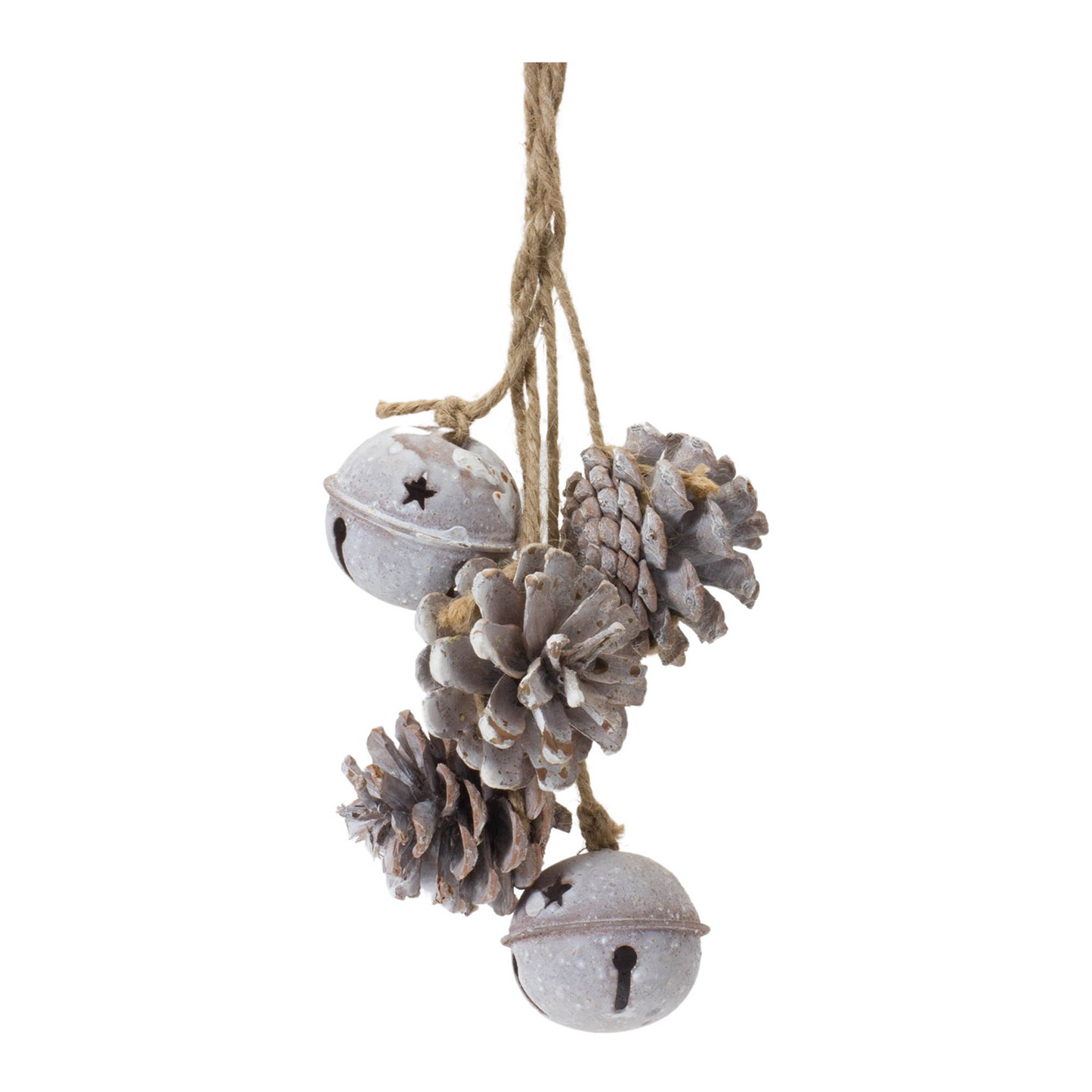 Bell And Pine Cone Ornament (Set of 6) -Ship Only