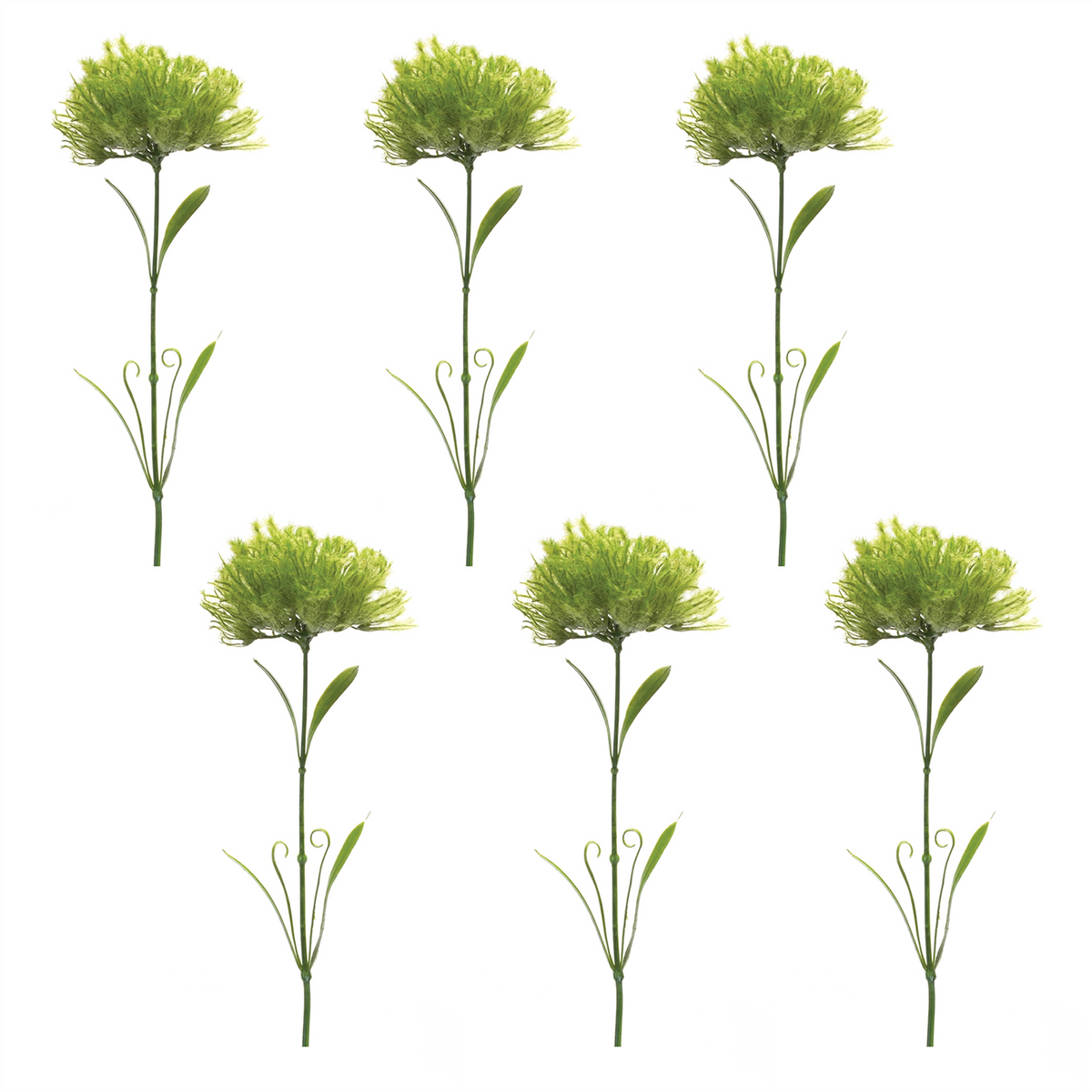 Puff Flower Stem (Set of 6) -Ship Only