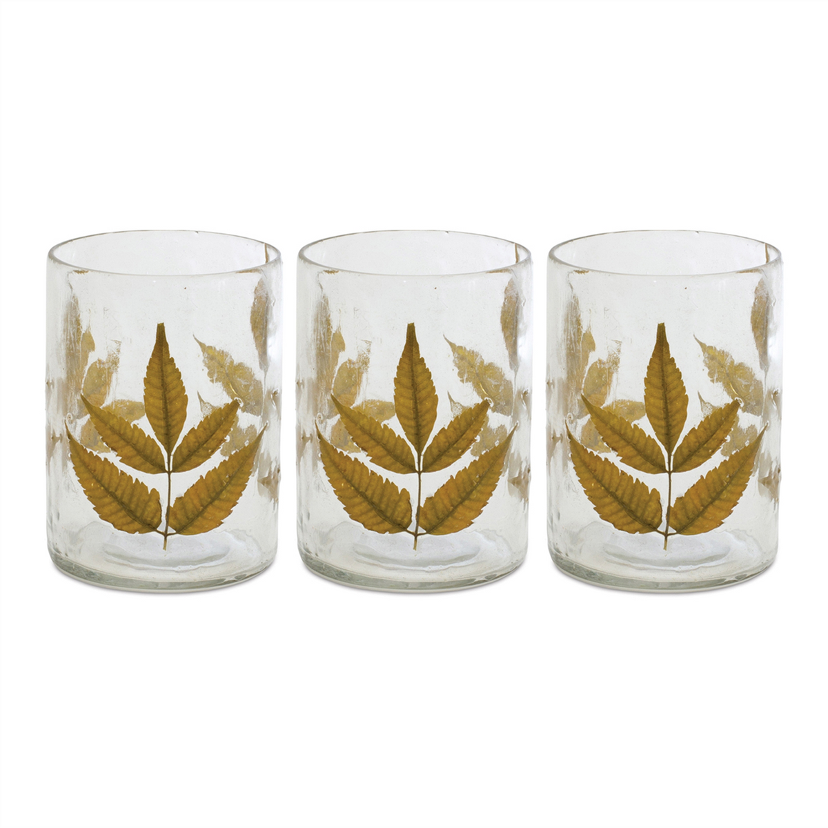 Votive Holder (Set of 3) 3"D x 4"H Glass -Ship Only