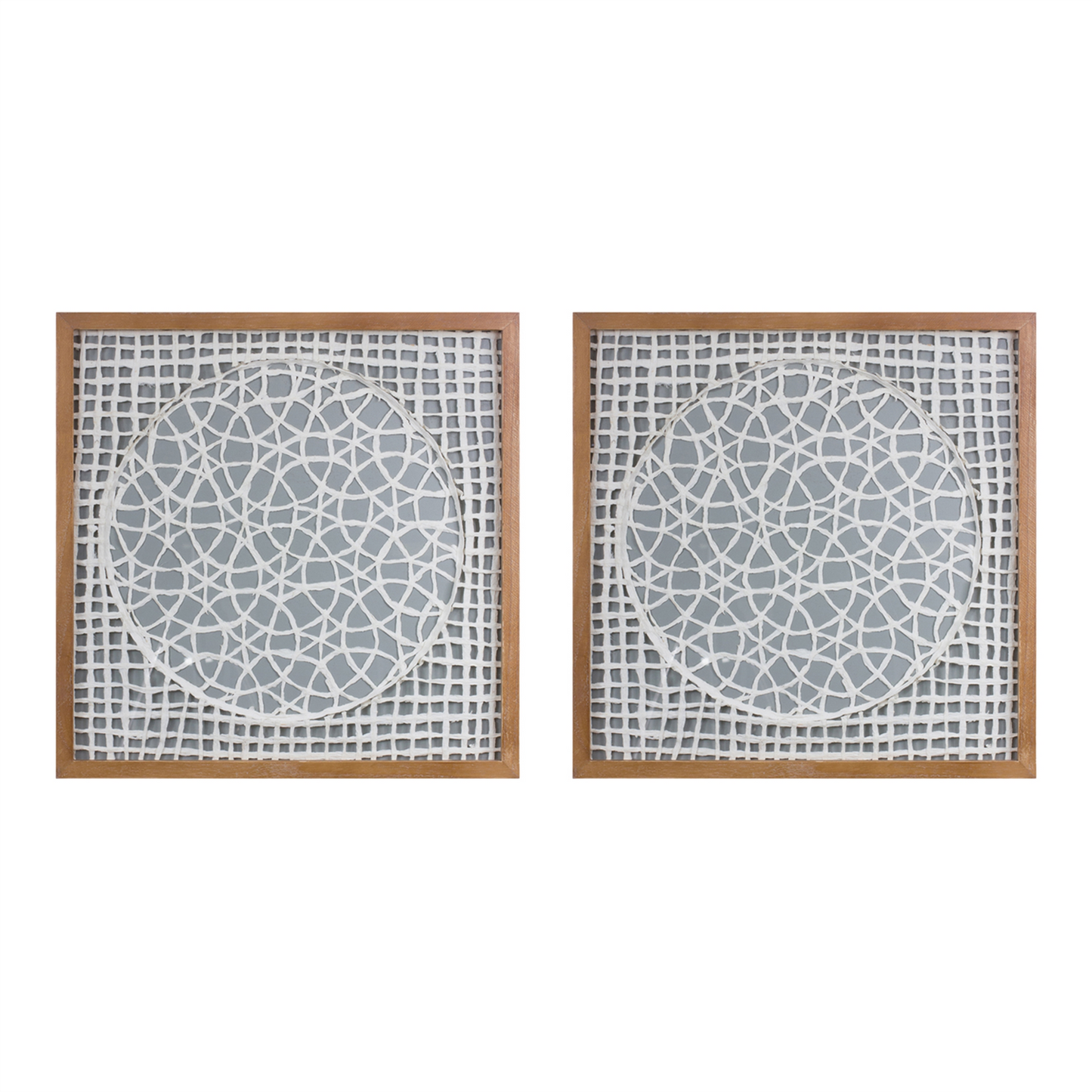 Framed Paper Mache Wall Art (Set of 2) -Ship Only
