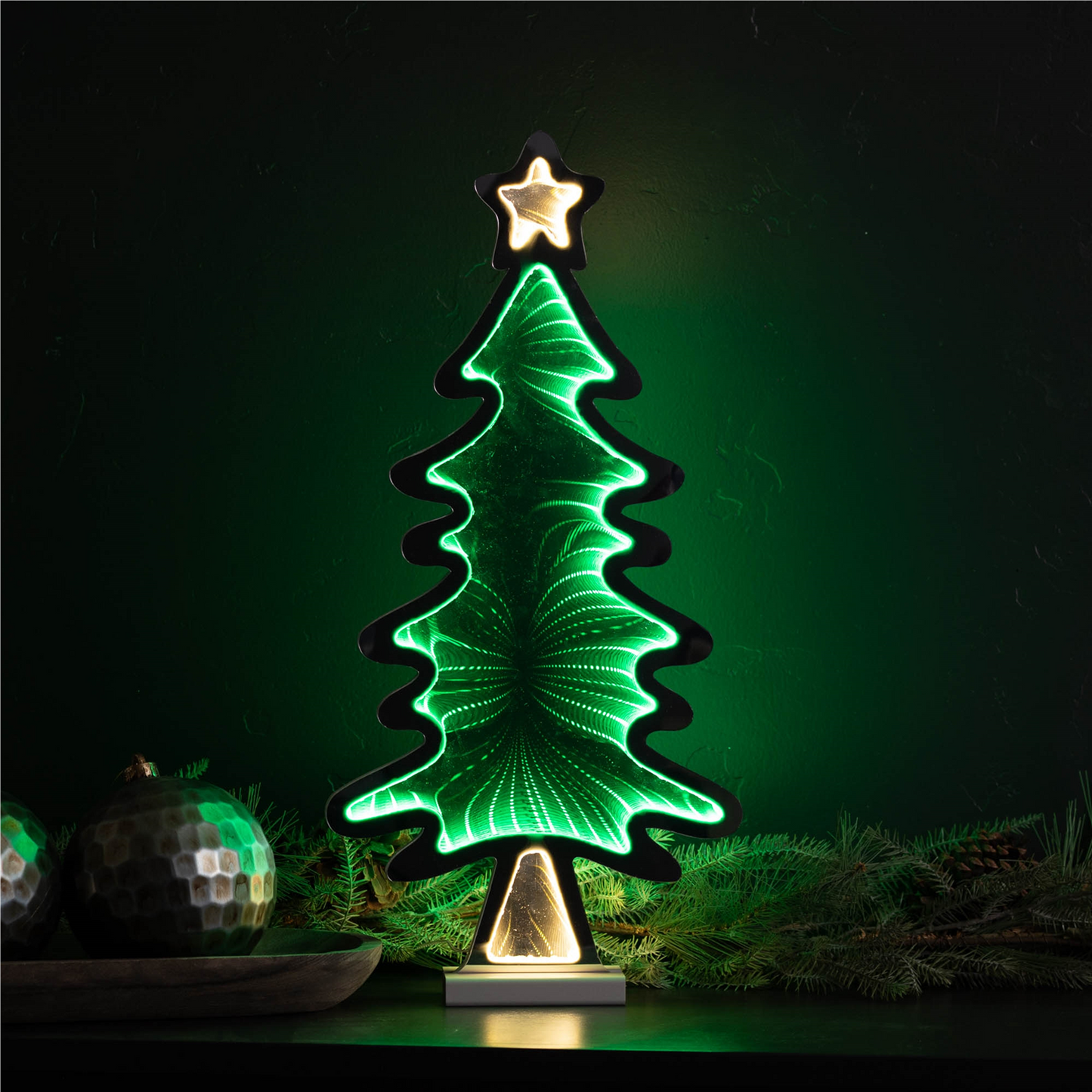 Christmas Tree Ekko Light Display 25"H -Ship Only