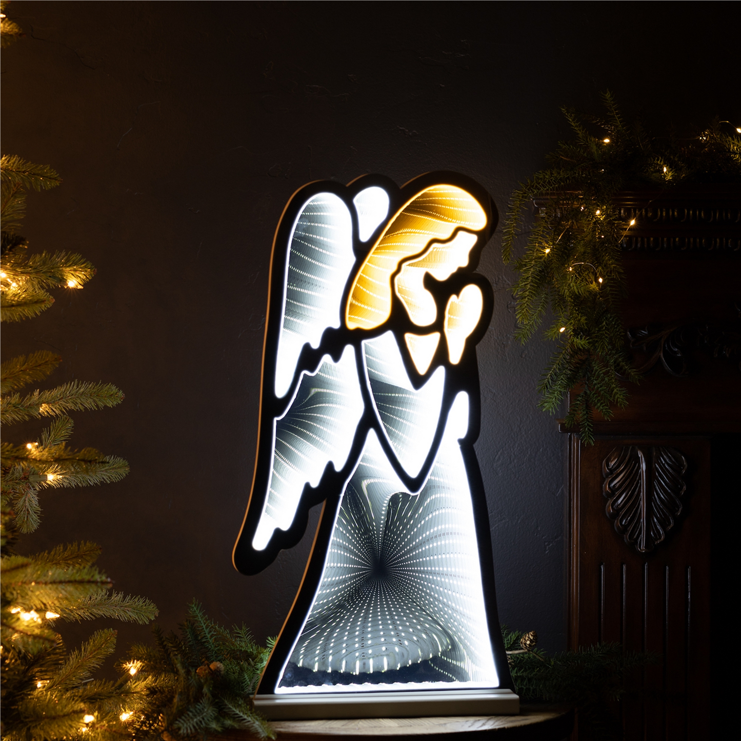 Holiday Angel Ekko Light Display 24.5" -Ship Only