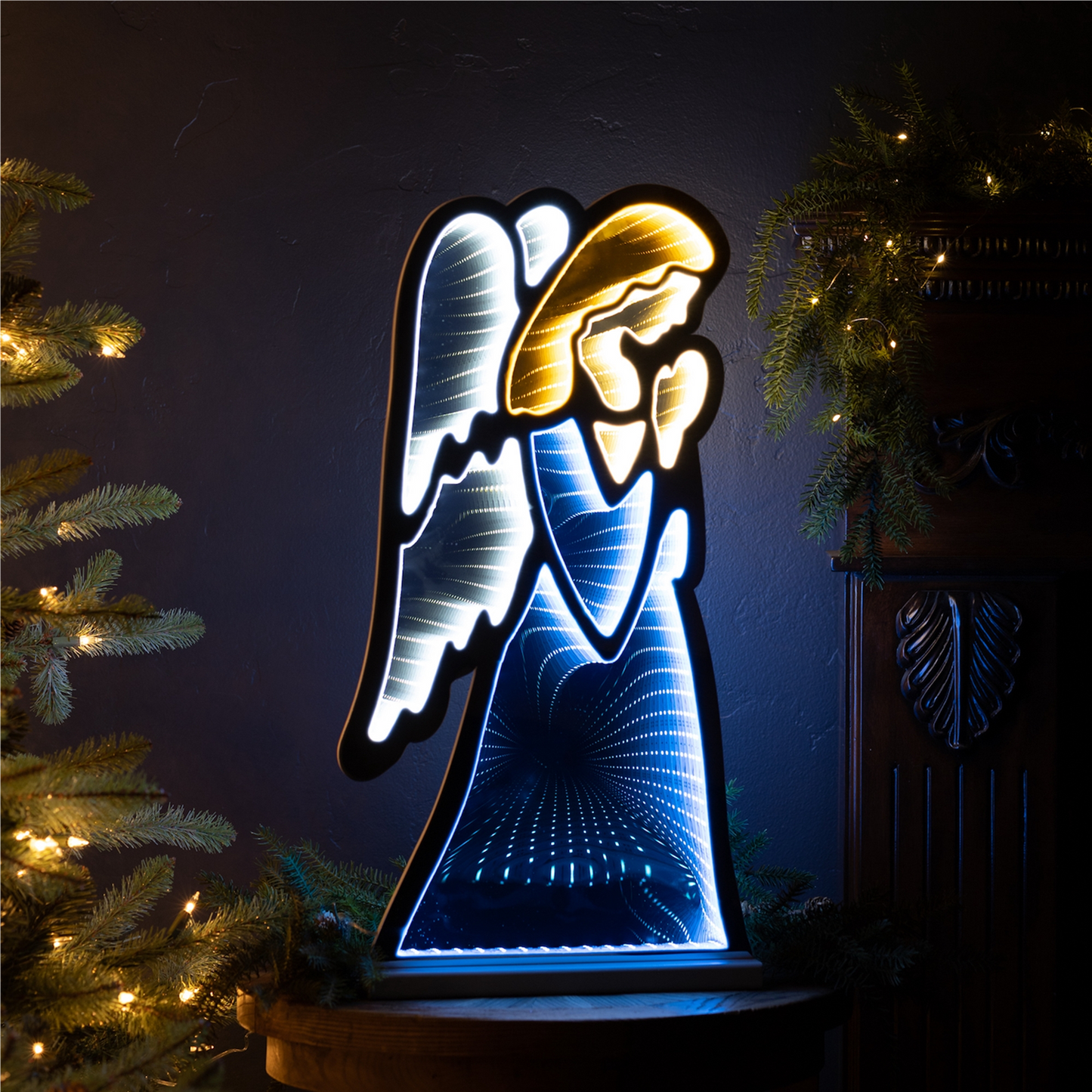 Holiday Angel Ekko Light Display 24.5" -Ship Only