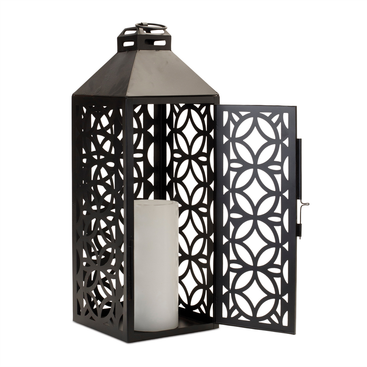 Lantern (Set of 2) 17"H, 21"H Metal -Ship Only