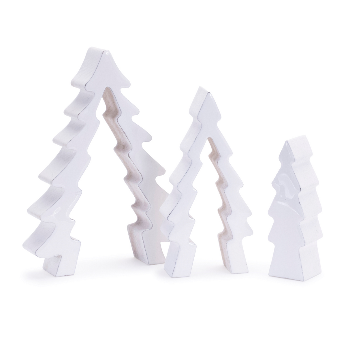 Wood Pine Tree Nesting Display (Set of 2) -Ship Only