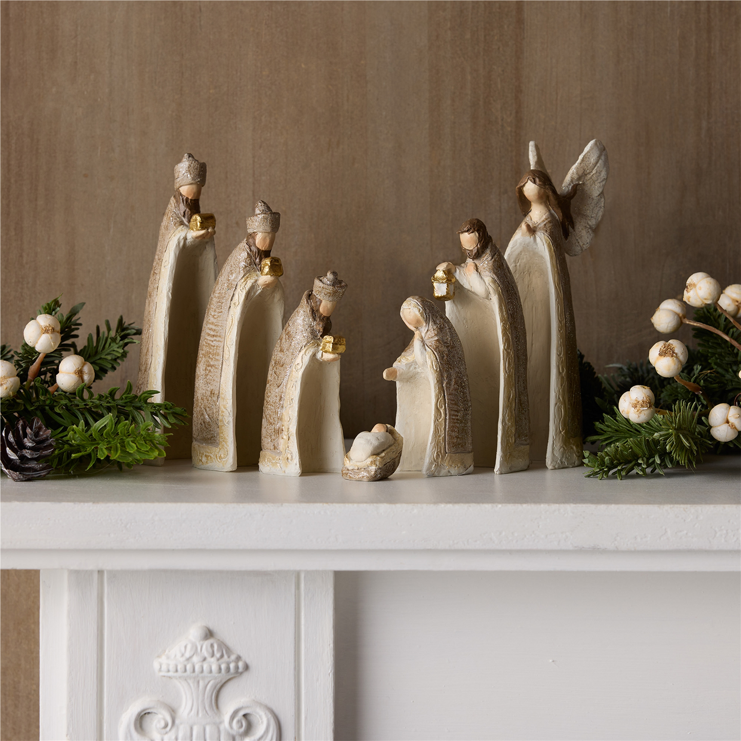 Nesting Mini Nativity Figures (Set of 7) -Ship Only