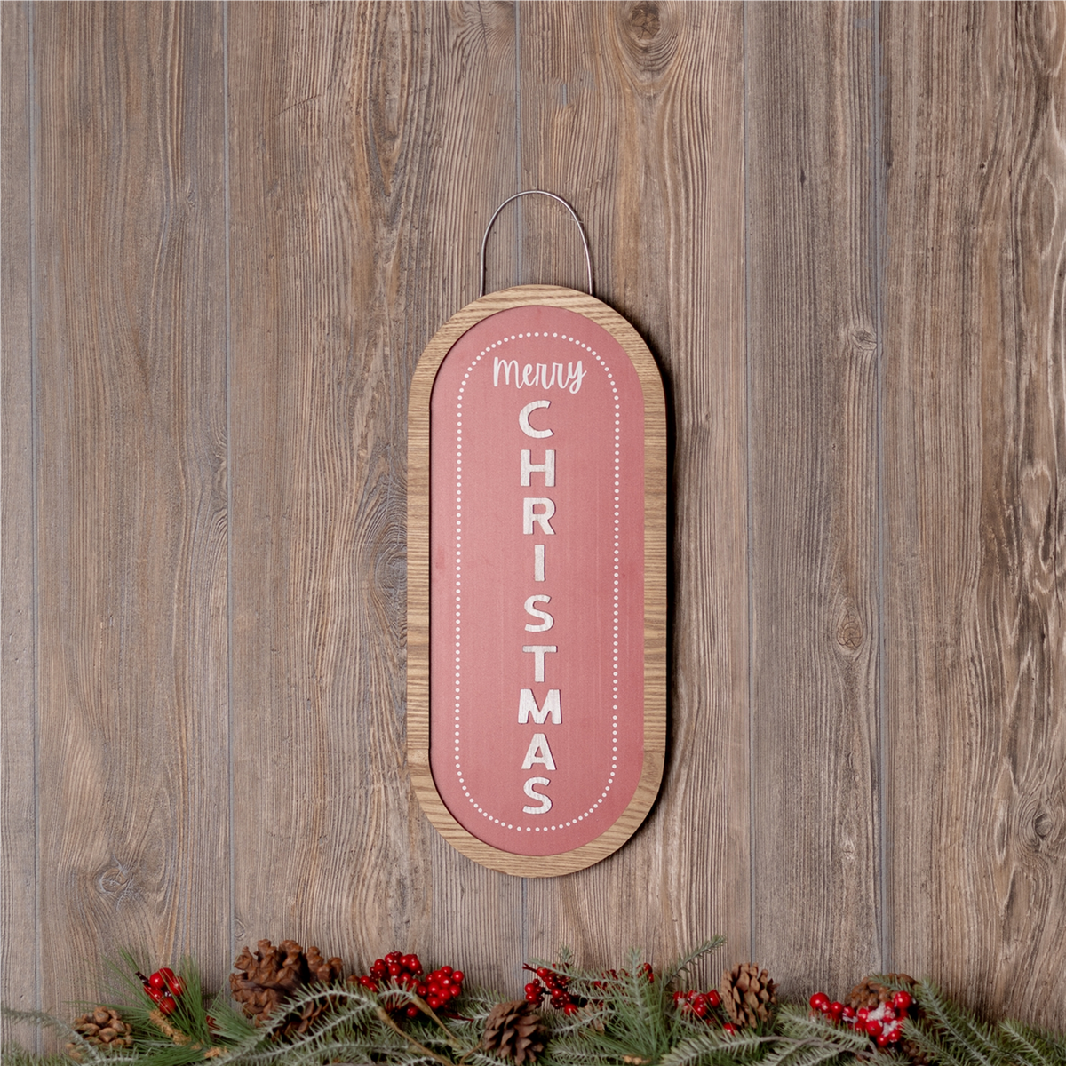 Merry Christmas Wall Sign 21"H -Ship Only