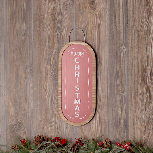 Merry Christmas Wall Sign 21"H -Ship Only