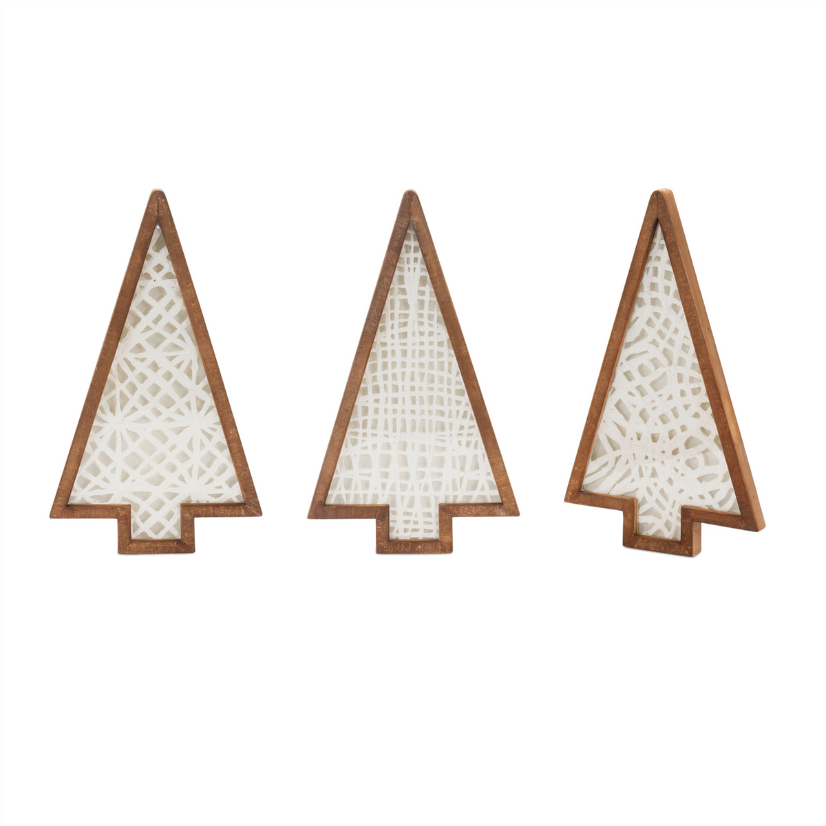 Framed Tree (Set of 3) 17”H Paper/Wood/MDF -Ship Only