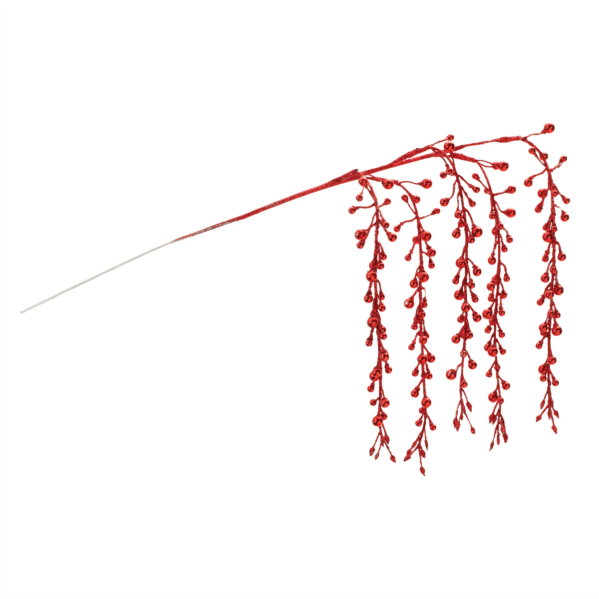 Hanging Glitter Berry Spray (Set of 2) -Ship Only