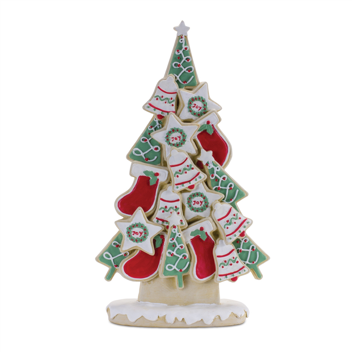 Frosted Christmas Cookie Pine Tree (Set of 2) -Ship Only