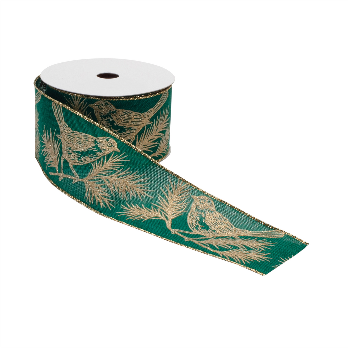 Chickadee Bird Pine Ribbon (Set of 2) -Ship Only