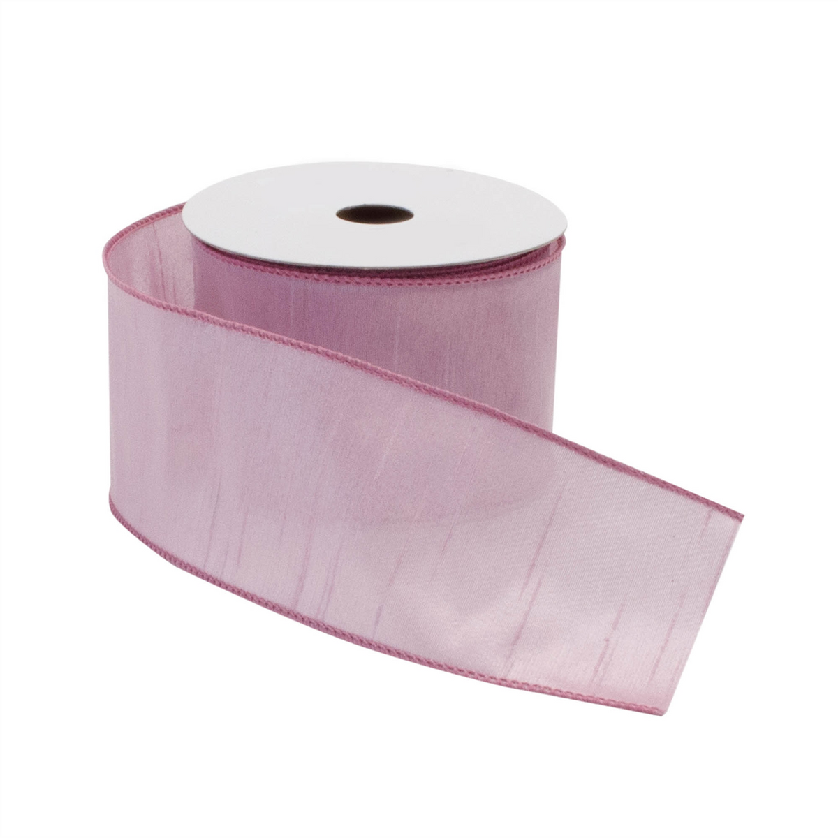 Blush Pink Wired Ribbon (Set of 2) -Ship Only
