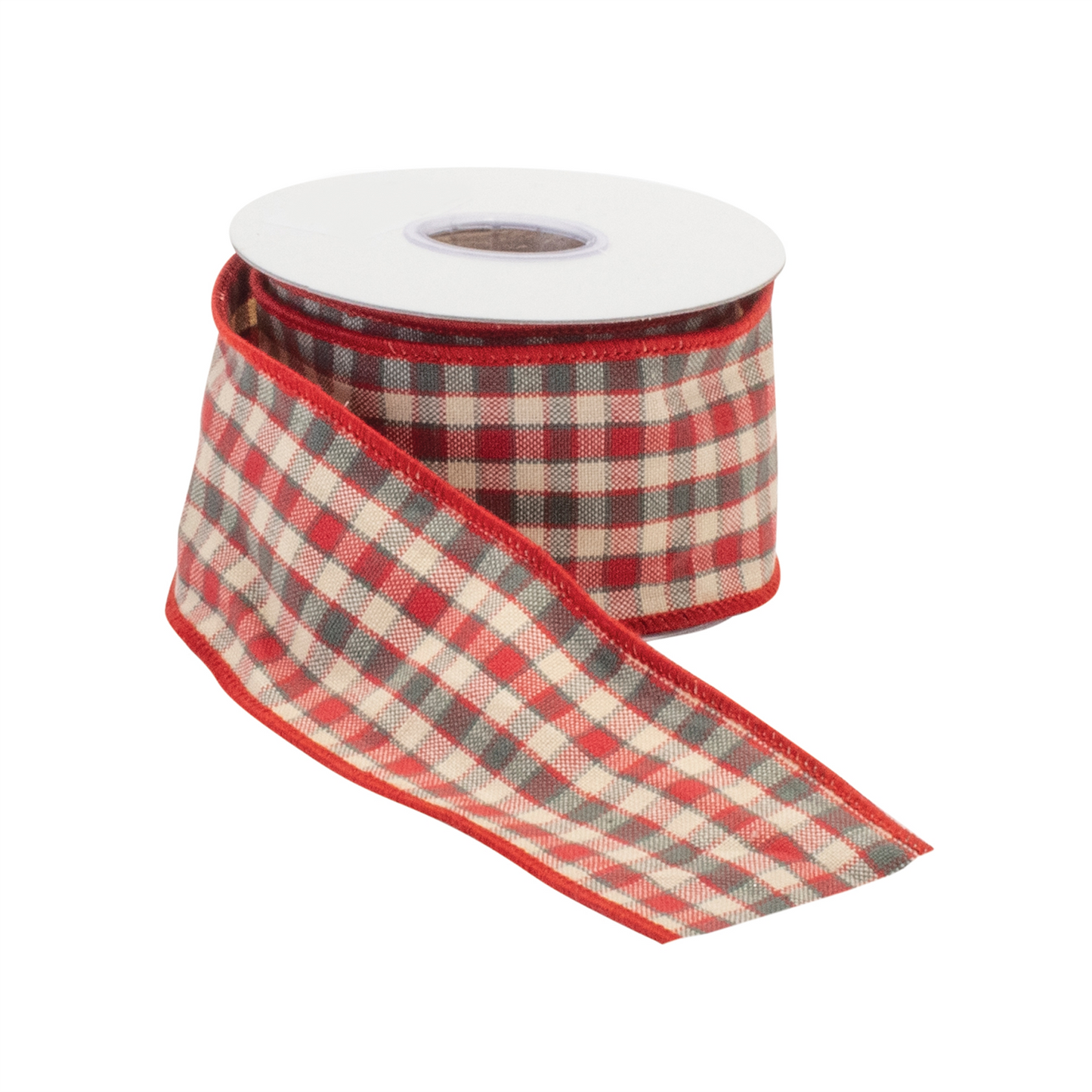 Plaid Holiday Ribbon (Set of 2) -Ship Only