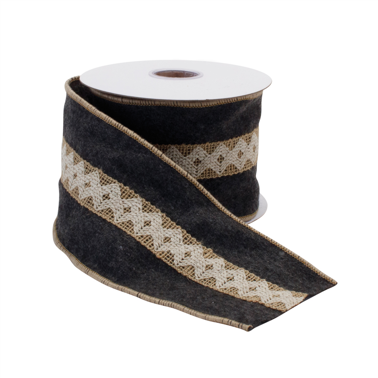 Wool Holiday Ribbon (Set of 2) -Ship Only