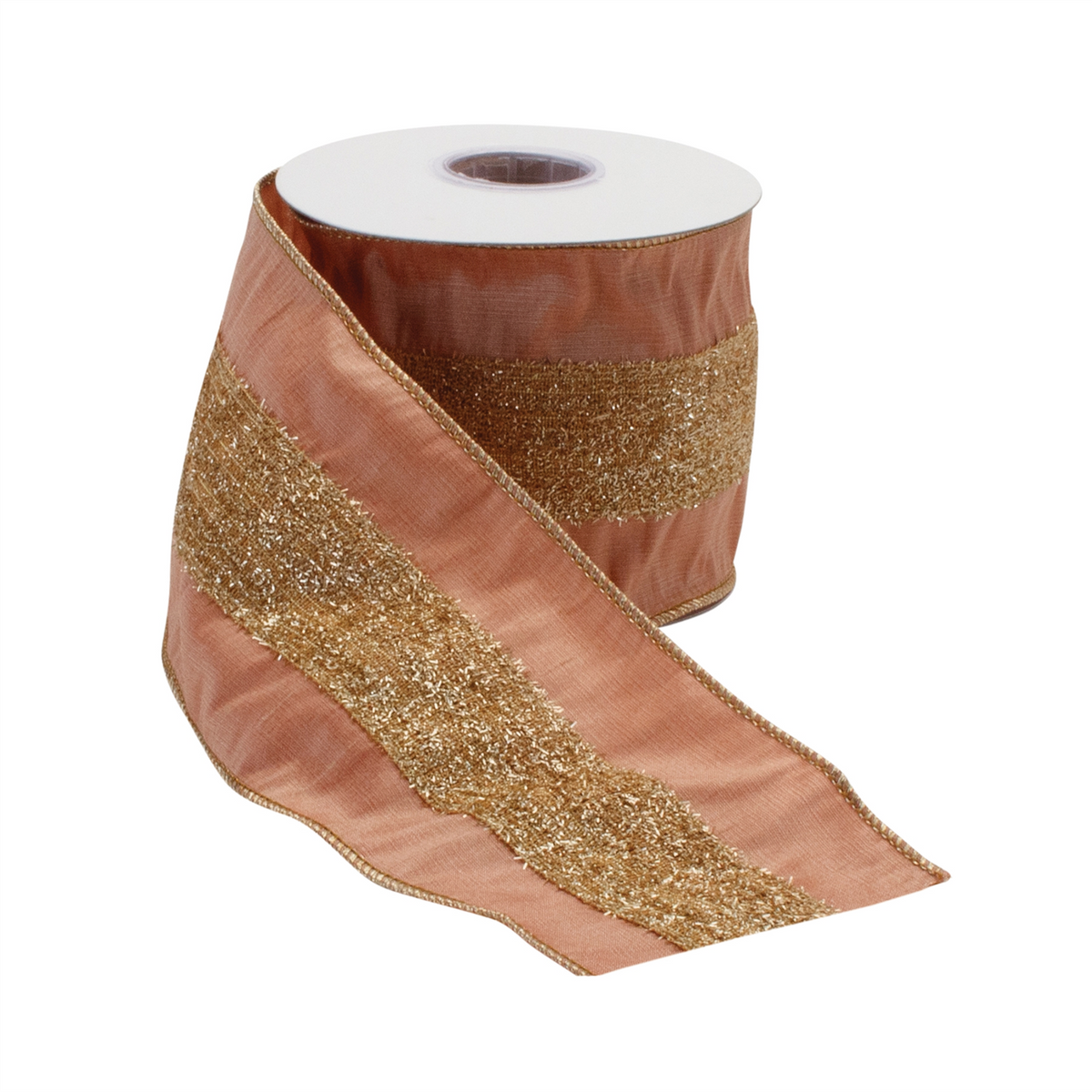 Gold Shimmer Wired Ribbon (Set of 2) -Ship Only