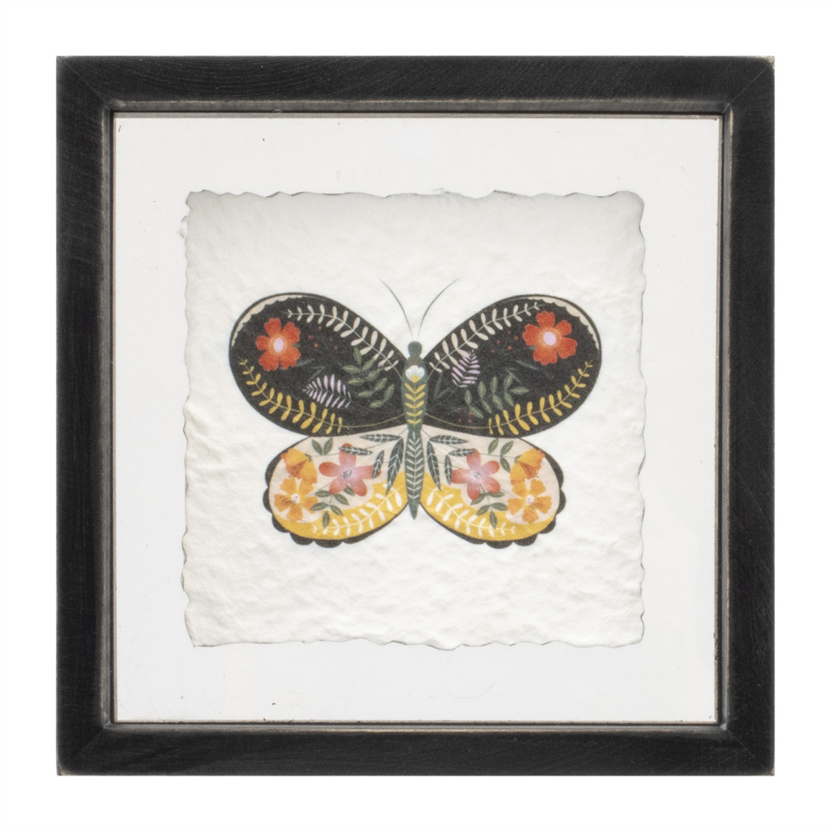 Framed Butterfly Block (Set of 2) -Ship Only