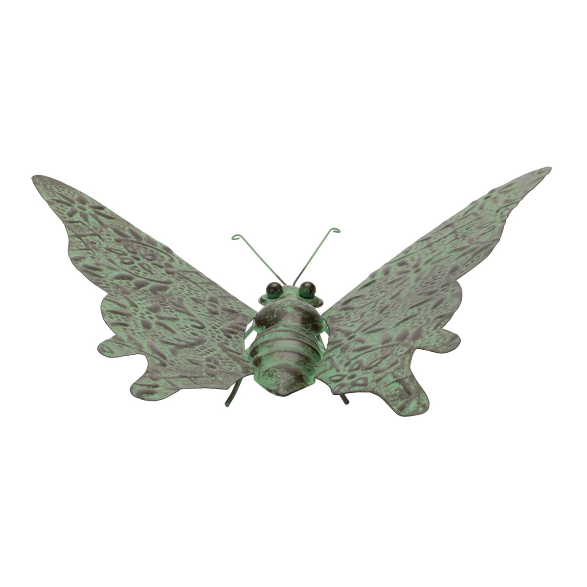 Iron Metal Butterfly Garden Accent 12.5"L -Ship Only