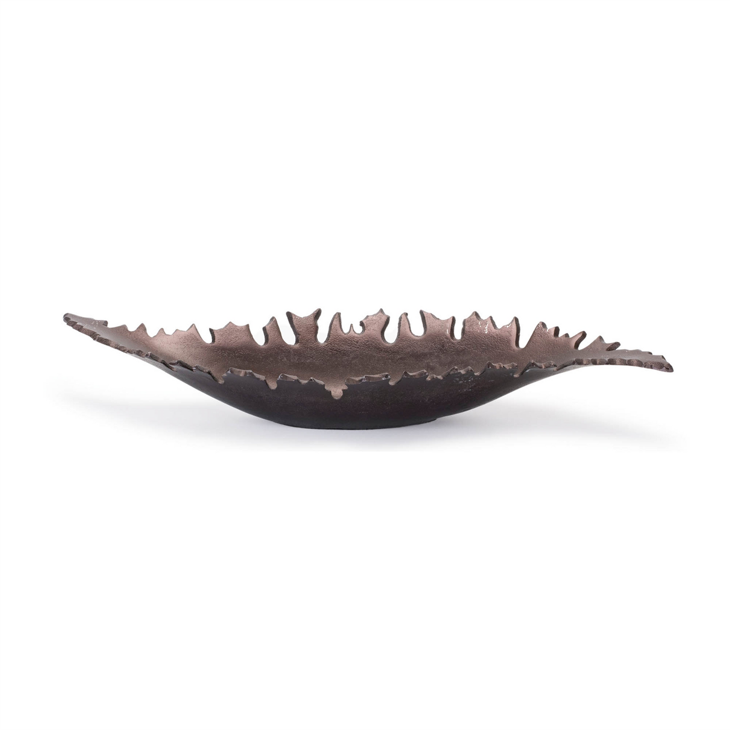 Aluminum Leaf Bowl (Set of 2) -Ship Only