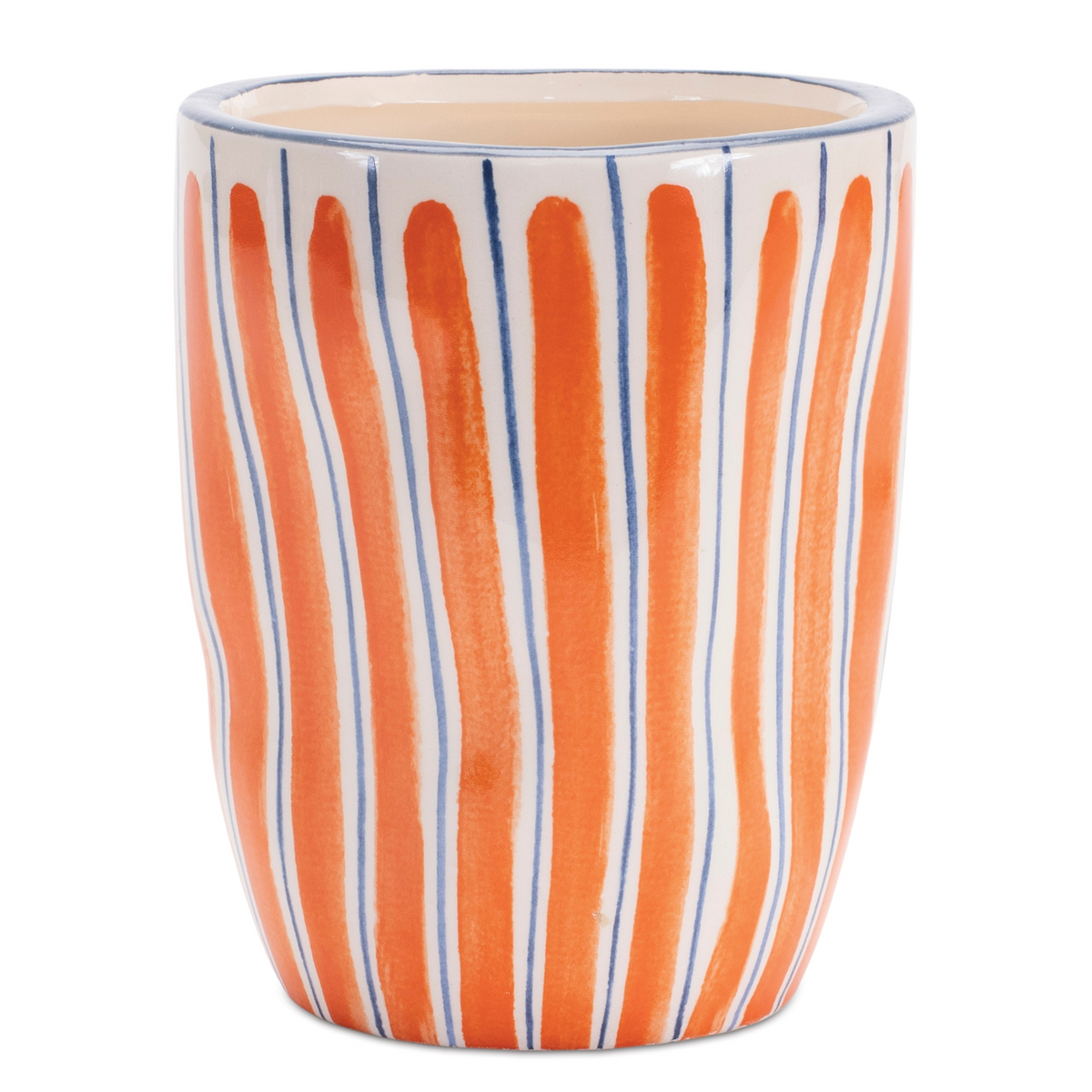 Wavy Stripe Planter (Set of 6) -Ship Only
