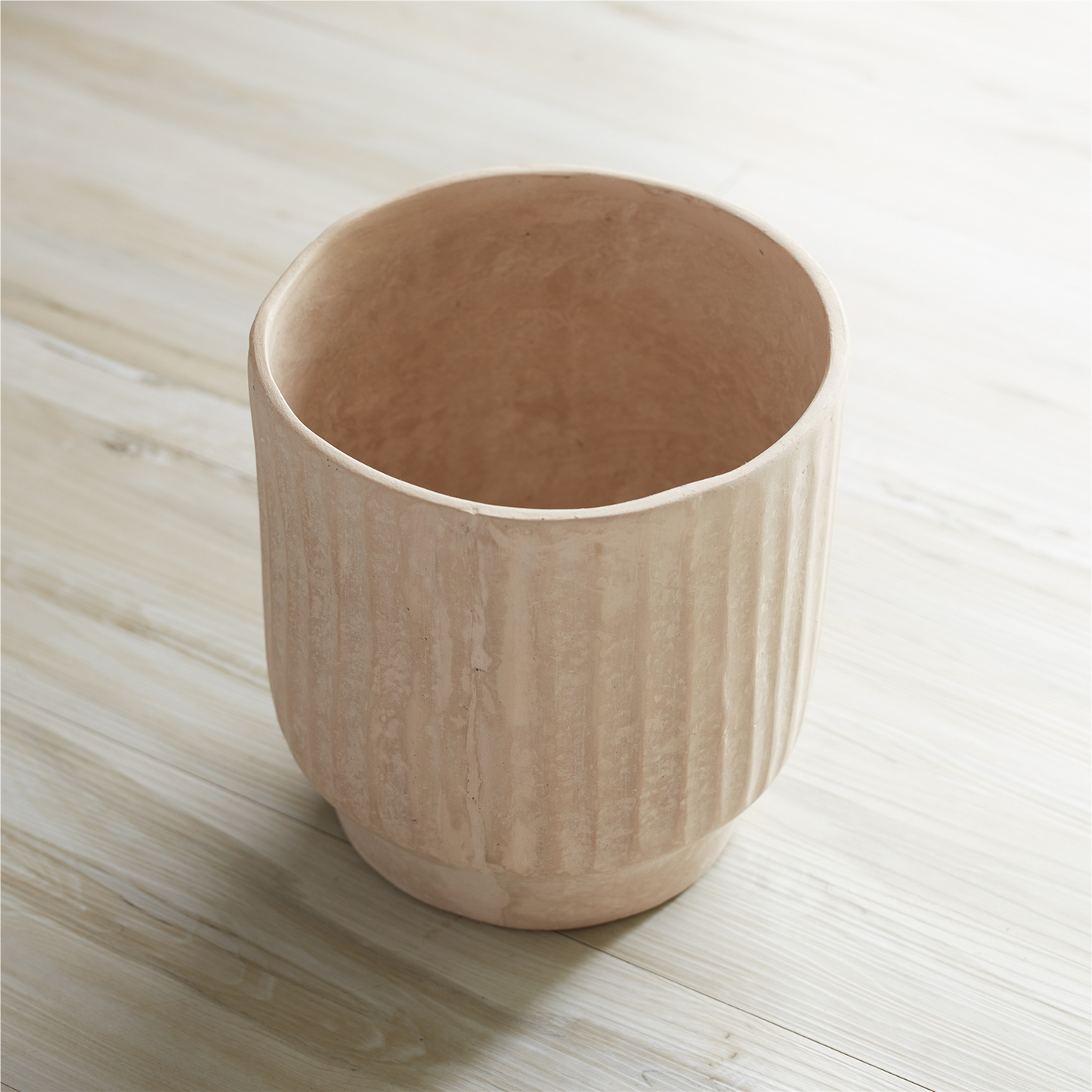 Recycled Paper Chalk Vase 7.5"H -Ship Only
