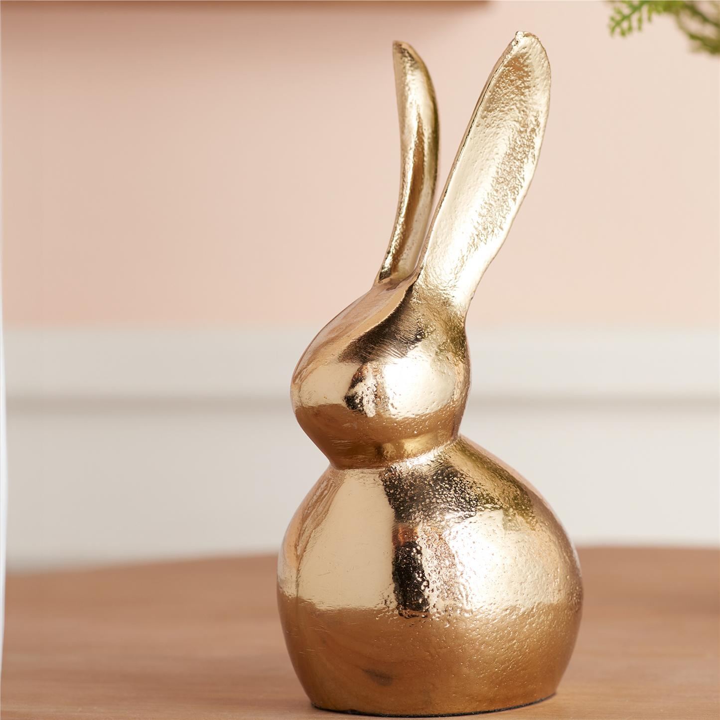 Modern Metal Bunny Decor (Set of 2) -Ship Only