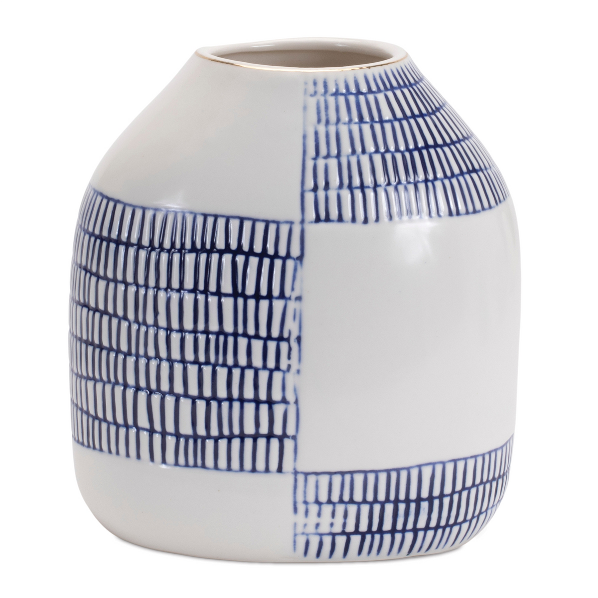 Etched Ceramic Bud Vase (Set of 2) -Ship Only