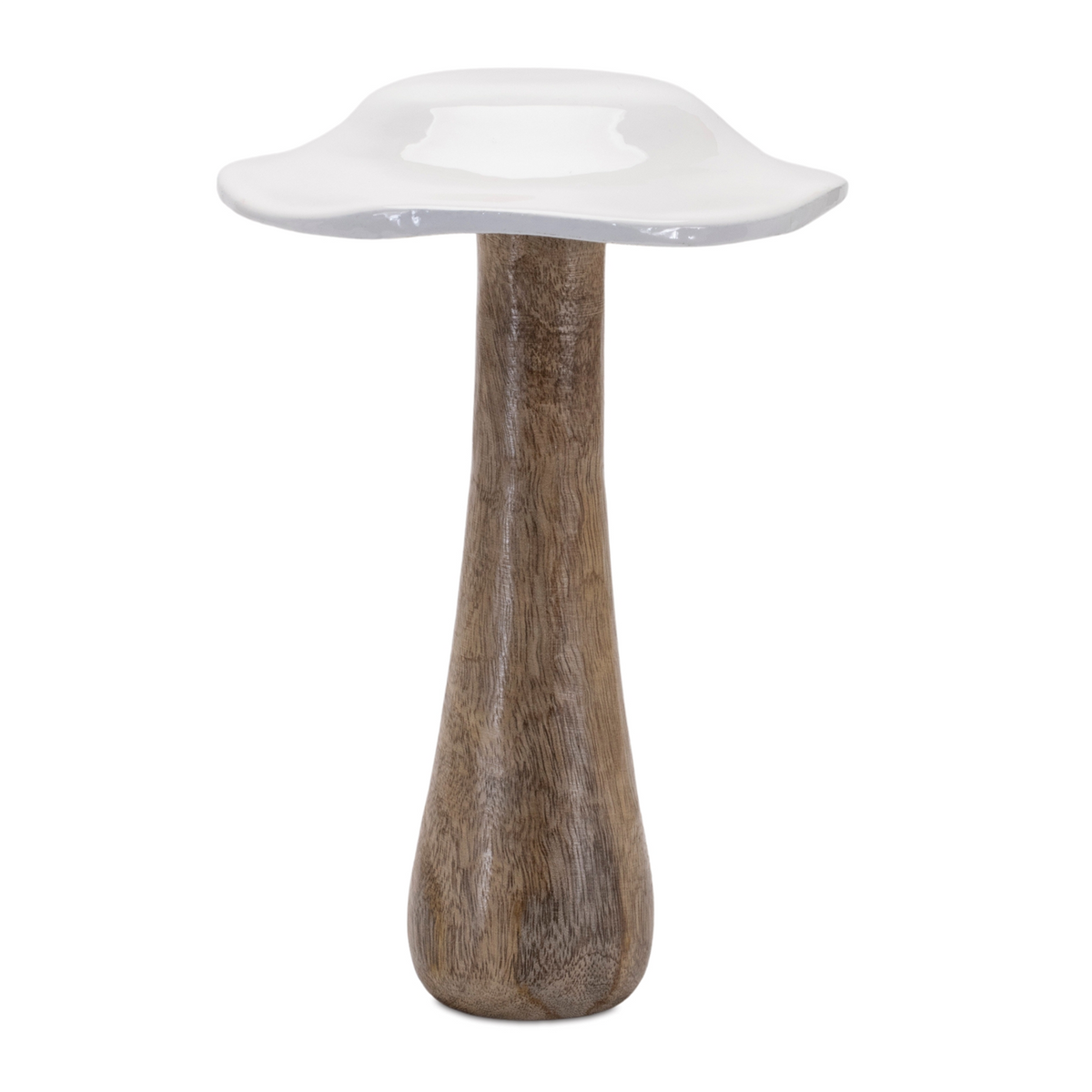 Wood Mushroom Decor (Set of 4) -Ship Only