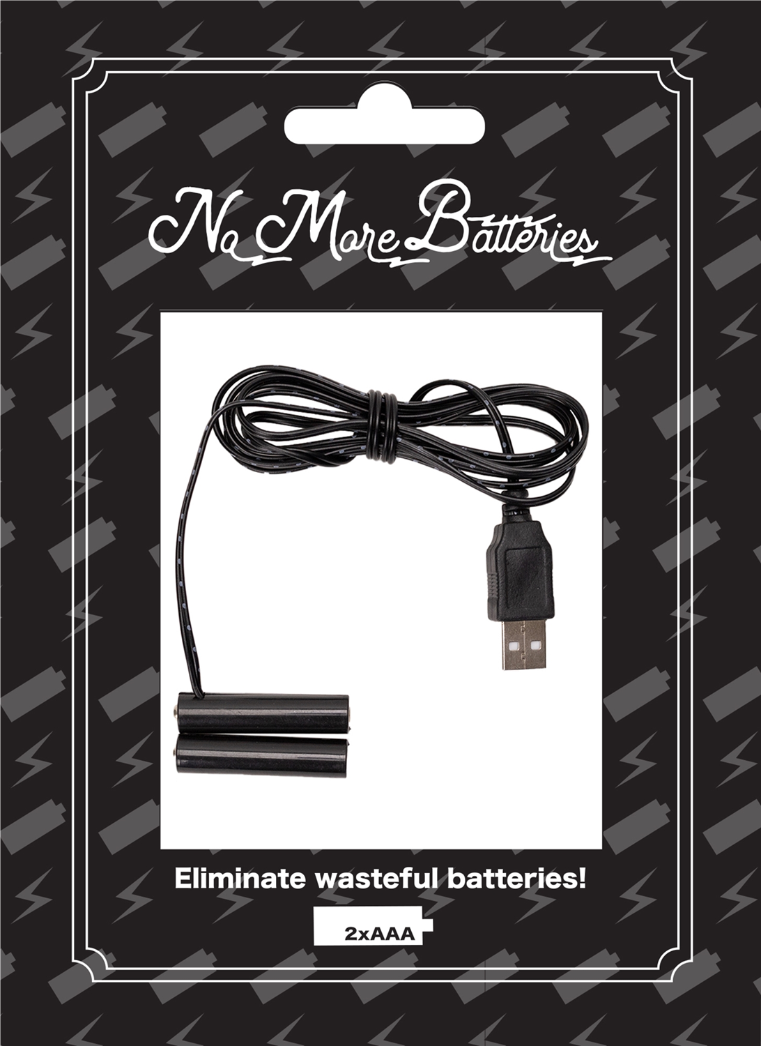No More Batteries 2 AAA Replacement (Set of 3) -Ship Only